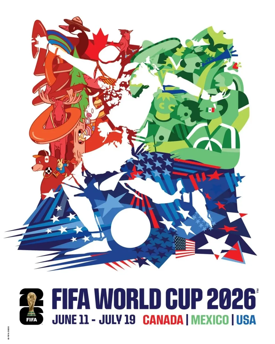 Poster oficial del Mundial 2026